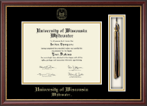 University of Wisconsin Whitewater diploma frame - Tassel & Cord Diploma Frame in Newport