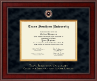Texas Southern University diploma frame - Presidential Masterpiece Diploma Frame in Jefferson