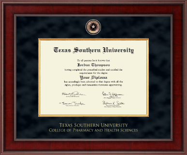 Texas Southern University diploma frame - Presidential Masterpiece Diploma Frame in Jefferson