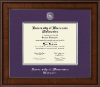 University of Wisconsin Whitewater Presidential Masterpiece Diploma Frame in Madison