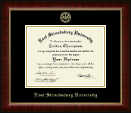 East Stroudsburg University diploma frame - Gold Embossed Diploma Frame in Murano
