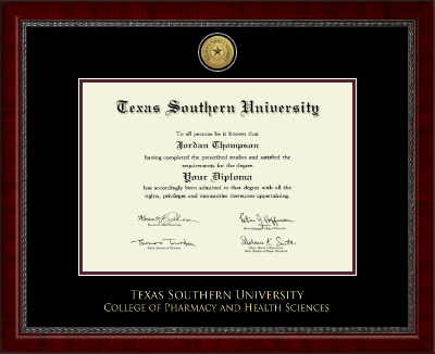 Texas Southern University diploma frame - Gold Engraved Medallion Diploma Frame in Sutton