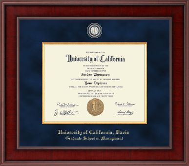 University of California Davis diploma frame - Presidential Masterpiece Diploma Frame in Jefferson