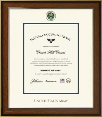United States Army certificate frame - Dimensions Certificate Frame in Westwood
