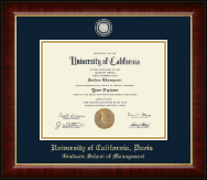 University of California Davis diploma frame - Masterpiece Medallion Diploma Frame in Murano