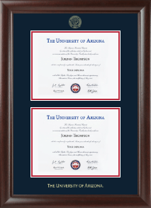 Double Diploma Frame