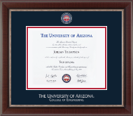 The University of Arizona Masterpiece Medallion Diploma Frame in Chateau