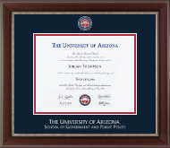 The University of Arizona Masterpiece Medallion Diploma Frame in Chateau