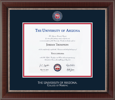 The University of Arizona diploma frame - Masterpiece Medallion Diploma Frame in Chateau