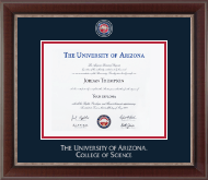 The University of Arizona diploma frame - Masterpiece Medallion Diploma Frame in Chateau