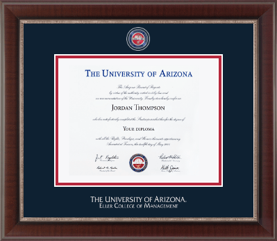 The University of Arizona diploma frame - Masterpiece Medallion Diploma Frame in Chateau