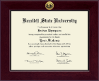 Bemidji State University  diploma frame - Century Gold Engraved Diploma Frame in Cordova