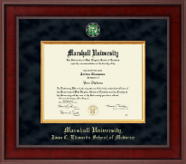 Marshall University Presidential Masterpiece Diploma Frame in Jefferson