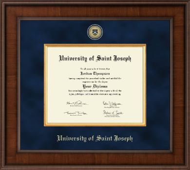 University of Saint Joseph in Connecticut diploma frame - Presidential Masterpiece Diploma Frame in Madison