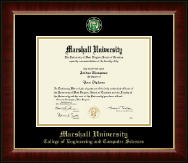 Marshall University Masterpiece Medallion Diploma Frame in Murano