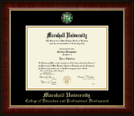 Marshall University Masterpiece Medallion Diploma Frame in Murano