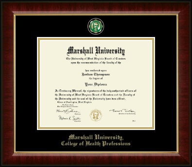 Marshall University diploma frame - Masterpiece Medallion Diploma Frame in Murano