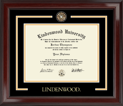 Lindenwood University diploma frame - Showcase Edition Diploma Frame in Encore