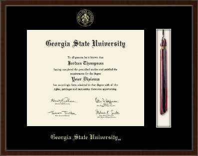 Georgia State University diploma frame - Tassel & Cord Diploma Frame in Delta
