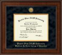 Prairie View A&M University diploma frame - Presidential Gold Engraved Diploma Frame in Madison