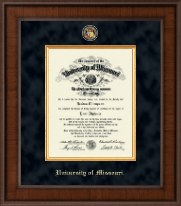 University of Missouri Columbia Presidential Masterpiece Diploma Frame in Madison