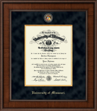 University of Missouri Columbia diploma frame - Presidential Masterpiece Diploma Frame in Madison