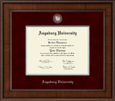 Augsburg University diploma frame - Presidential Masterpiece Diploma Frame in Madison