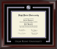 High Point University Showcase Edition Diploma Frame in Encore