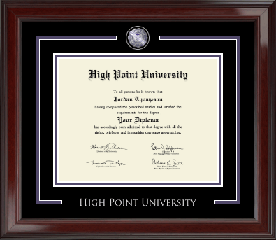 High Point University diploma frame - Showcase Edition Diploma Frame in Encore