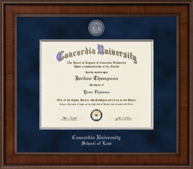 Concordia University Portland diploma frame - Presidential Masterpiece Diploma Frame in Madison