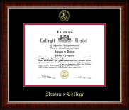 Ursinus College Gold Embossed Diploma Frame in Murano