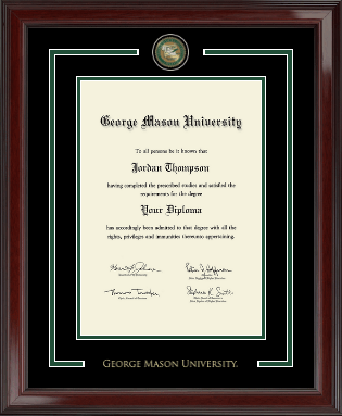 George Mason University diploma frame - Showcase Edition Diploma Frame in Encore