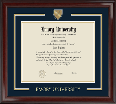 Emory University diploma frame - Showcase Edition Diploma Frame in Encore