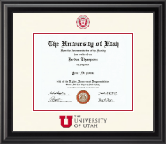 The University of Utah Dimensions Diploma Frame in Midnight