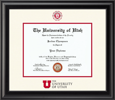 The University of Utah diploma frame - Dimensions Diploma Frame in Midnight