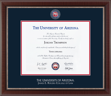 The University of Arizona diploma frame - Masterpiece Medallion Diploma Frame in Chateau