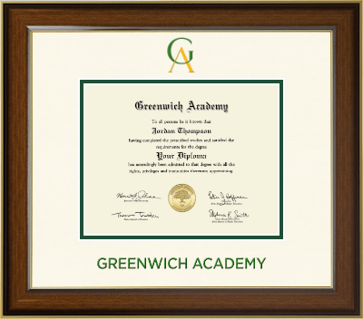 Greenwich Academy diploma frame - Dimensions Diploma Frame in Westwood