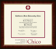California State University Chico Dimensions Diploma Frame in Murano