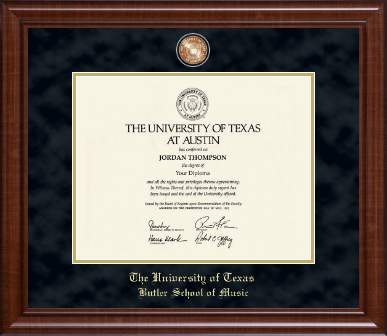 The University of Texas at Austin diploma frame - Masterpiece Medallion Diploma Frame in Prescott