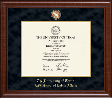 The University of Texas at Austin diploma frame - Masterpiece Medallion Diploma Frame in Prescott
