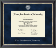 Nova Southeastern University  diploma frame - Regal Edition Diploma Frame in Noir