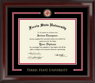 Ferris State University diploma frame - Showcase Edition Diploma Frame in Encore