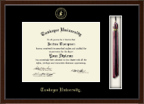 Tuskegee University Tassel Edition Diploma Frame in Delta