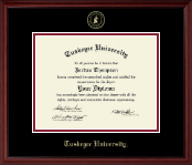 Tuskegee University diploma frame - Gold Embossed Diploma Frame in Camby