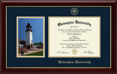 Quinnipiac University diploma frame - Campus Scene Diploma Frame in Gallery
