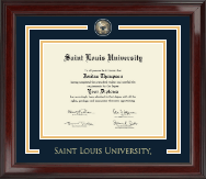 Saint Louis University diploma frame - Showcase Edition Diploma Frame in Encore