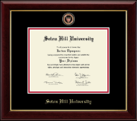 Seton Hill University diploma frame - Masterpiece Medallion Diploma Frame in Gallery