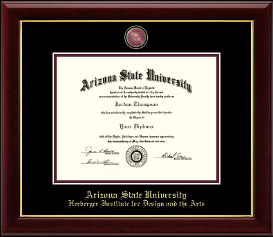 Arizona State University diploma frame - Masterpiece Medallion Diploma Frame in Gallery