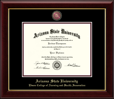 Arizona State University diploma frame - Masterpiece Medallion Diploma Frame in Gallery