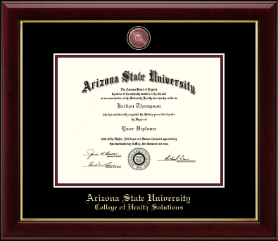 Arizona State University diploma frame - Masterpiece Medallion Diploma Frame in Gallery